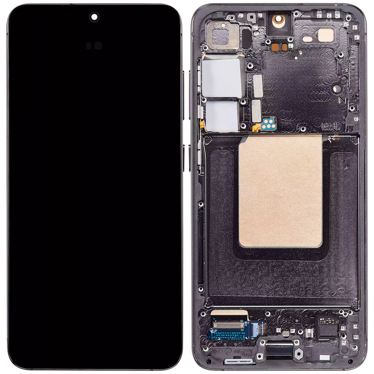 Samsung Galaxy S24 OEM Refurbished OLED with frame — Onyx Black detail 1