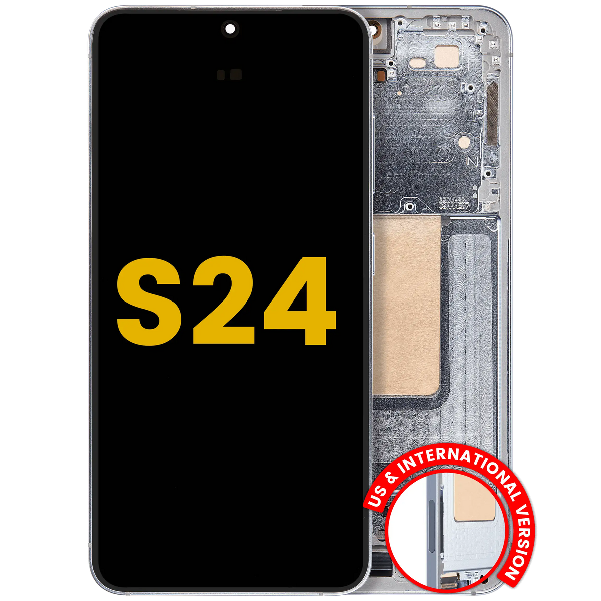 Samsung Galaxy S24 OEM Refurbished OLED with frame — Sapphire Blue