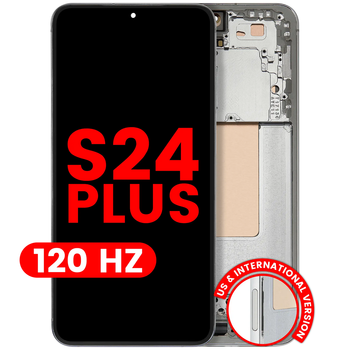 Samsung Galaxy S24 Plus Aftermarket 120Hz OLED with frame — Jade Green
