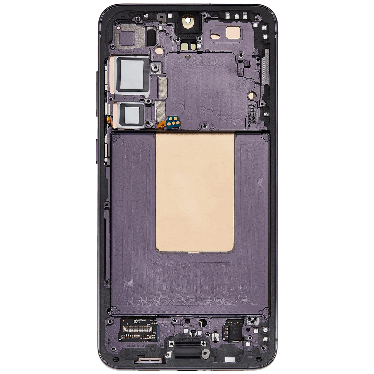 Samsung Galaxy S24 Plus Aftermarket 120Hz OLED with frame — Onyx Black detail 3