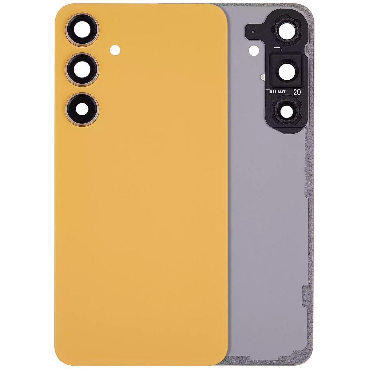 Samsung Galaxy S24 Plus 5G Back Cover Glass With Camera Lens (No Logo) Sandstone Orange