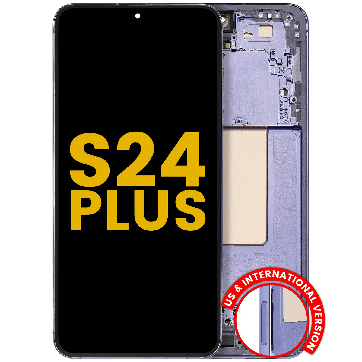 Samsung Galaxy S24 Plus OEM Refurbished OLED with frame — Cobalt Violet