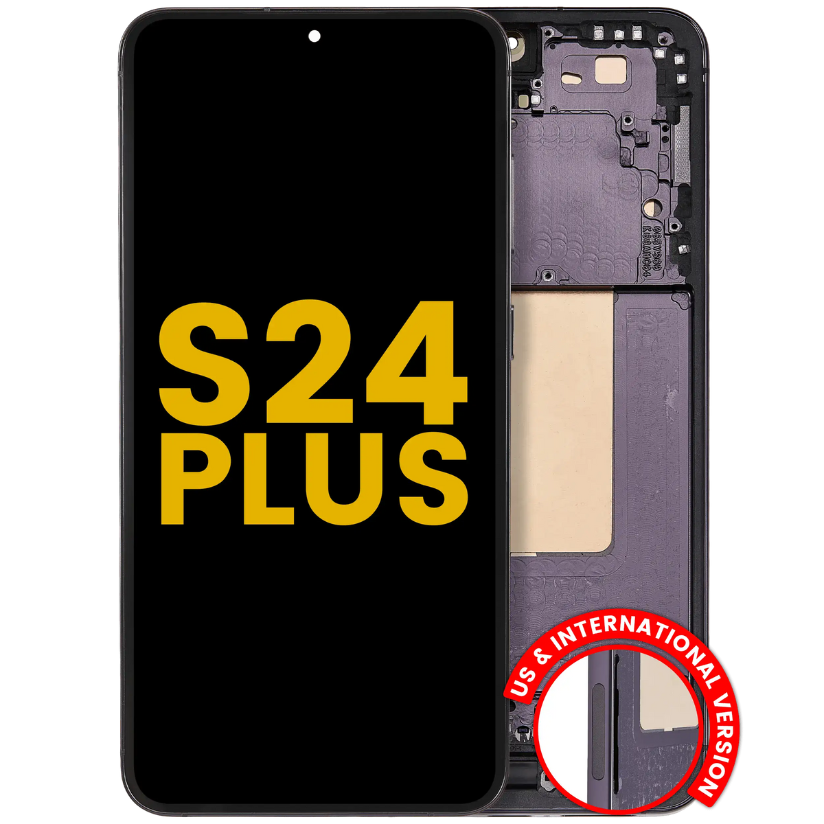 Samsung Galaxy S24 Plus OEM Refurbished OLED with frame — Onyx Black