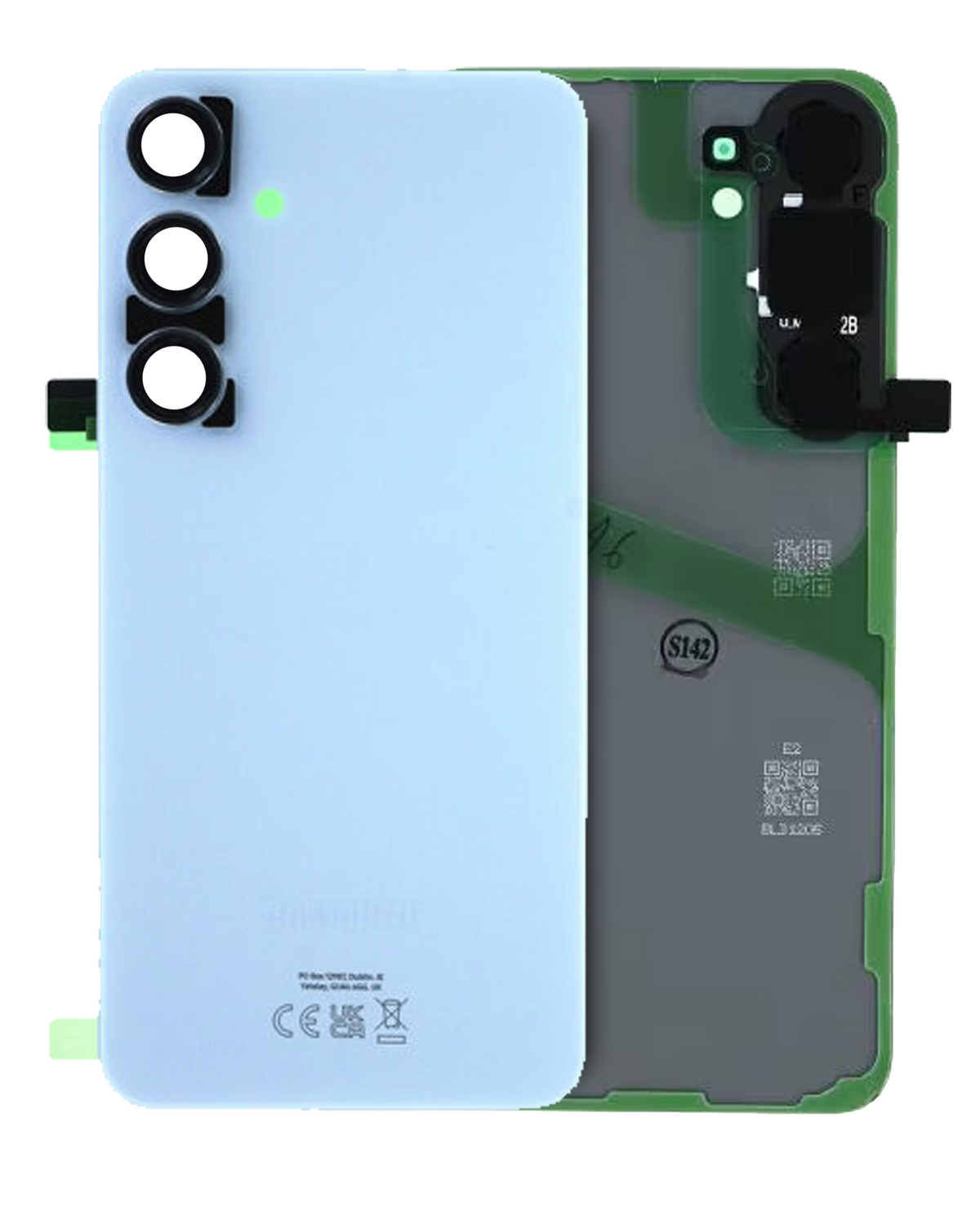Samsung Galaxy S24 Plus 5G Back Cover Glass With Camera Lens (OEM, With Logo) Sapphire Blue