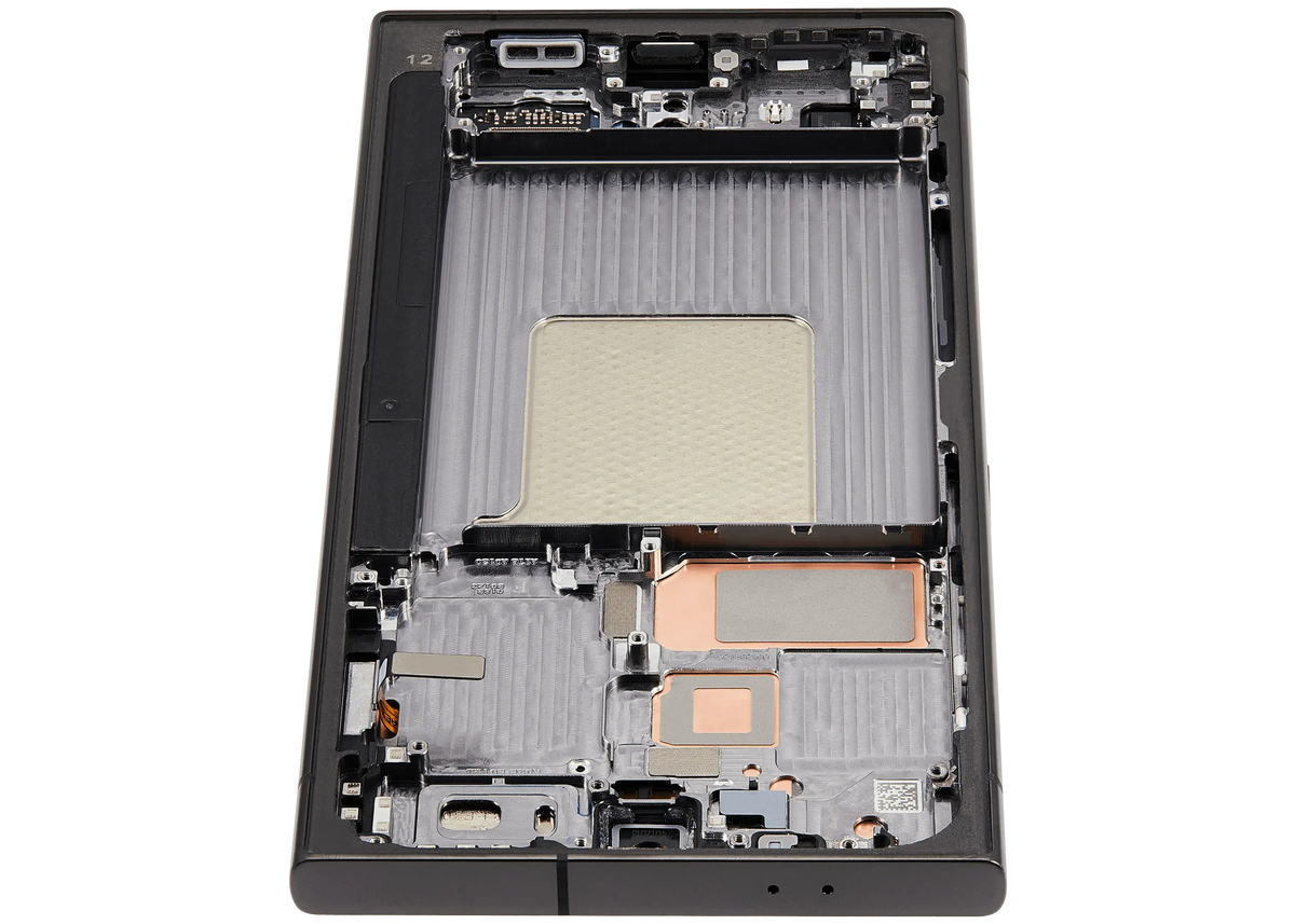 Samsung Galaxy S24 Ultra Aftermarket Plus 120Hz with frame — Titanium black-detail-3