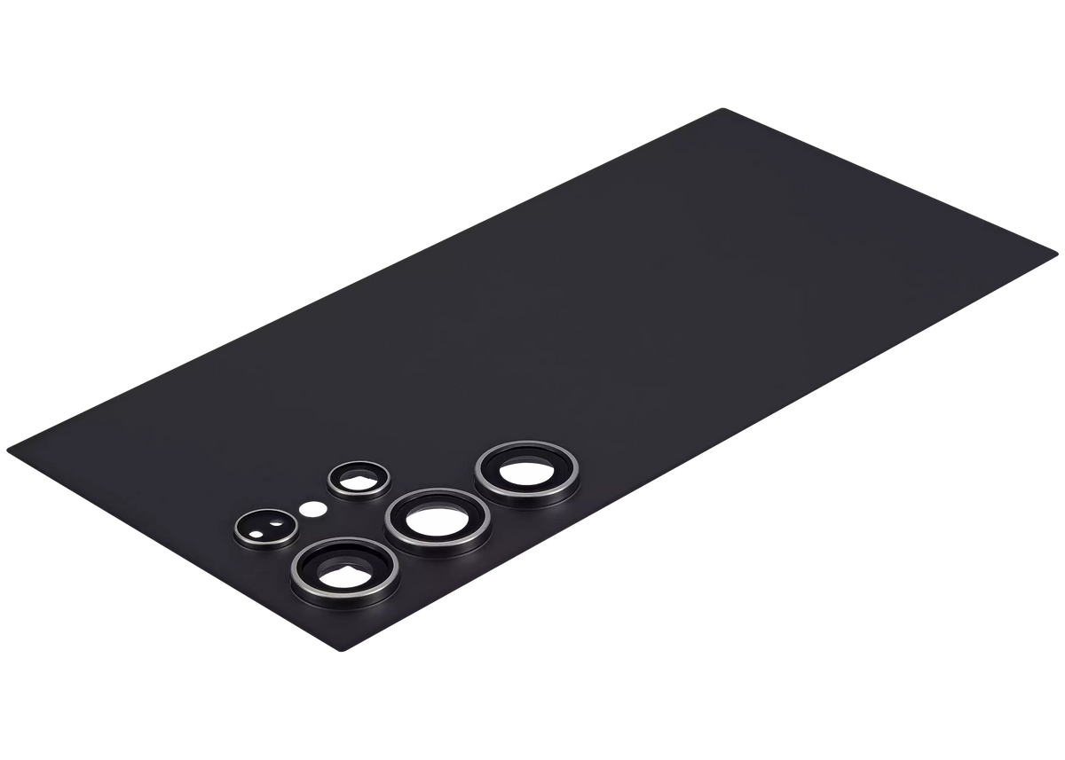 Samsung Galaxy S24 Ultra Back Cover Glass With Camera Lens (No Logo) Titanium Black detail