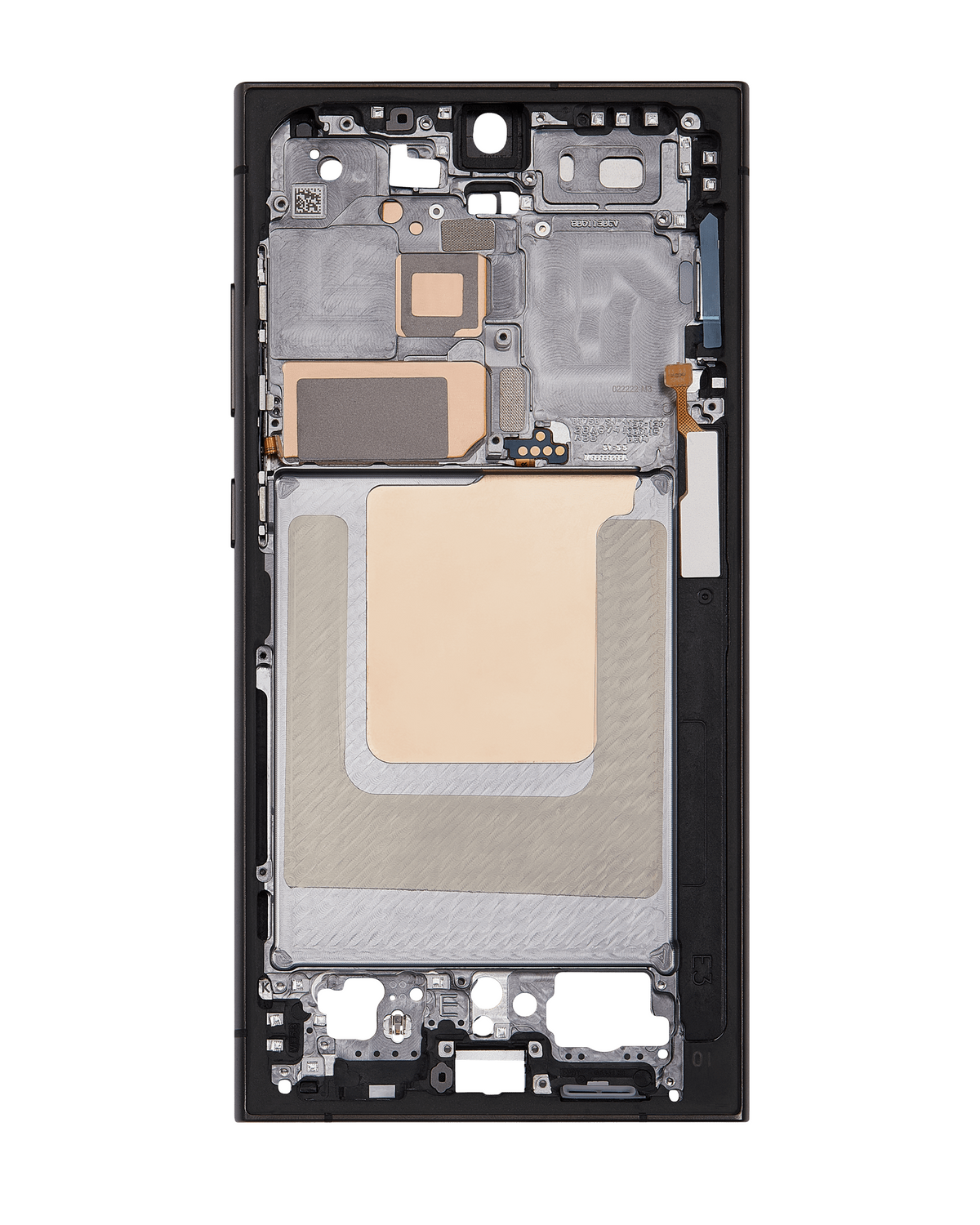 Samsung Galaxy S24 Ultra Mid-Frame Housing (US & International Version) Titanium Black detail