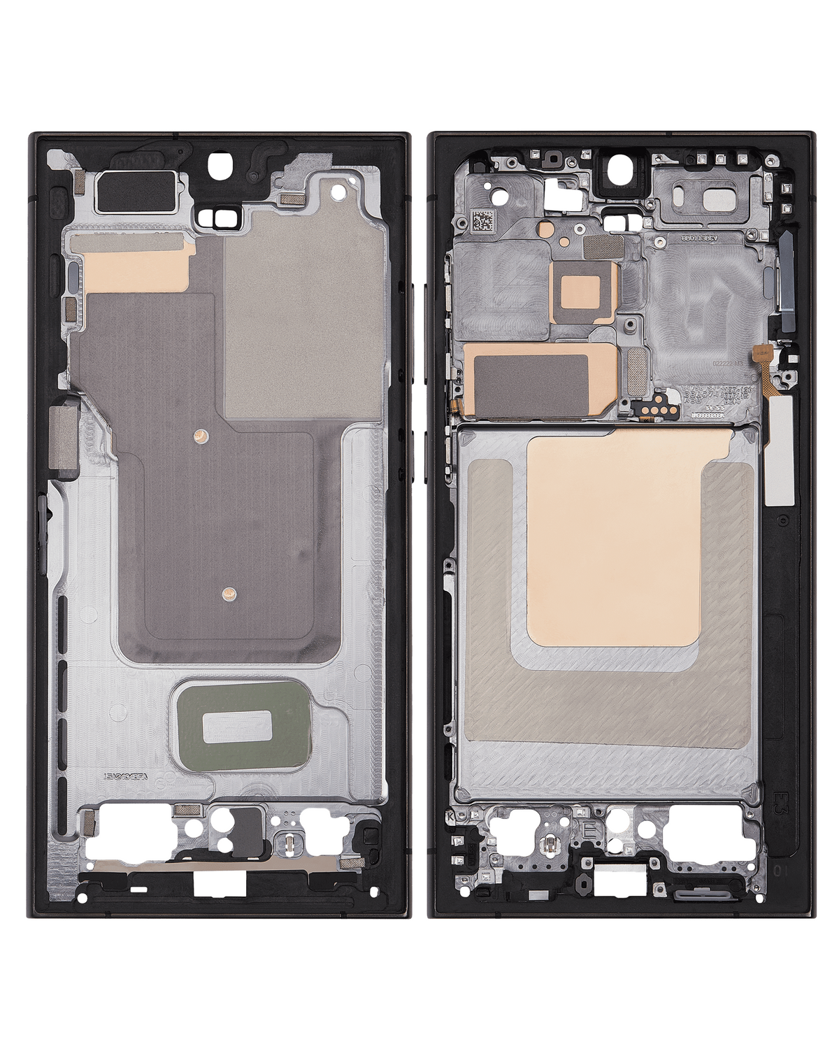 Samsung Galaxy S24 Ultra Mid-Frame Housing (US & International Version) Titanium Black detail