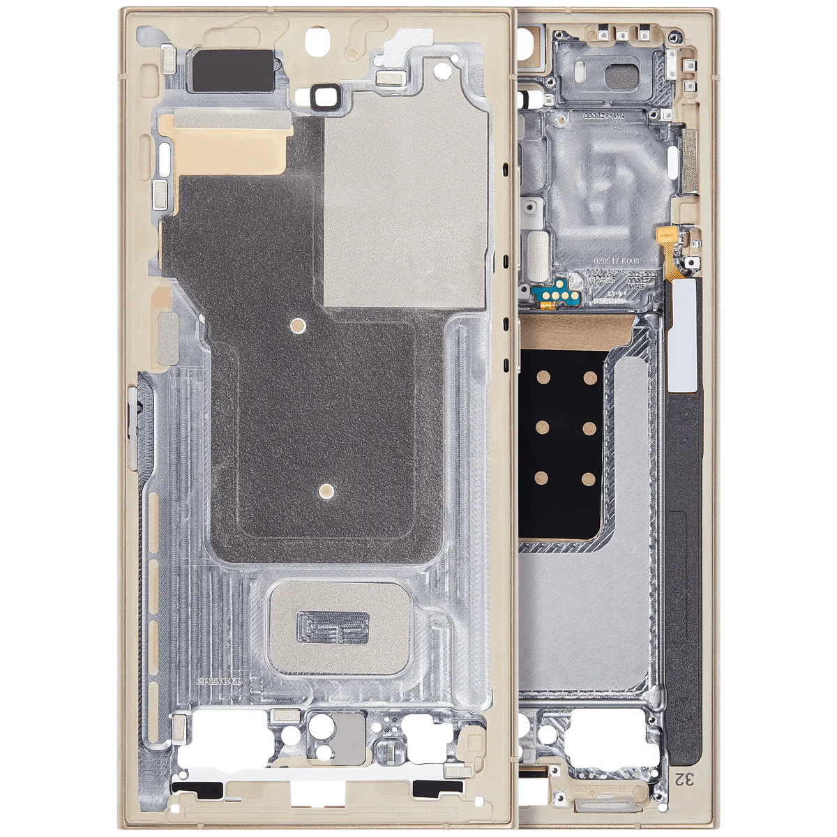 Samsung Galaxy S24 Ultra Mid-Frame Housing (US & International Version) Titanium Yellow