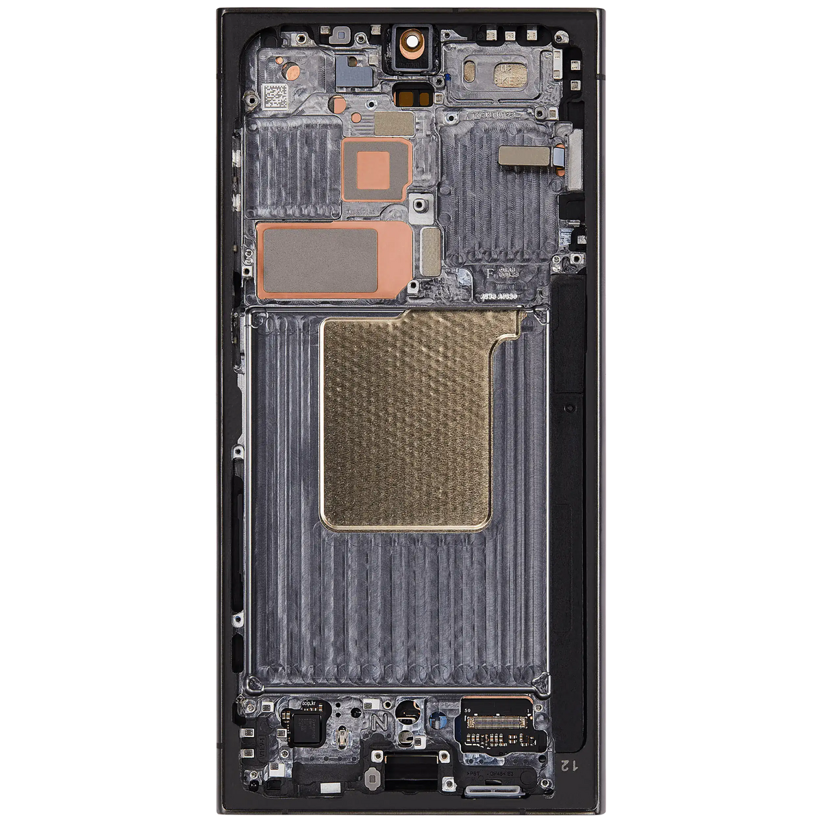 Samsung Galaxy S24 Ultra OEM Refurbished OLED with frame — Titanium Black detail 3