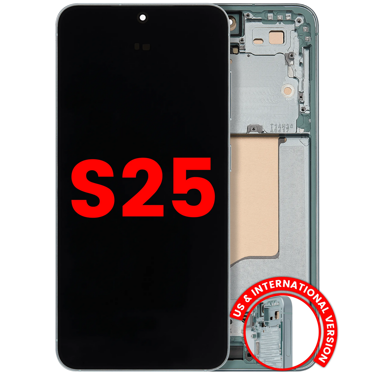 Samsung Galaxy S25 Aftermarket 120Hz OLED with frame — Mint