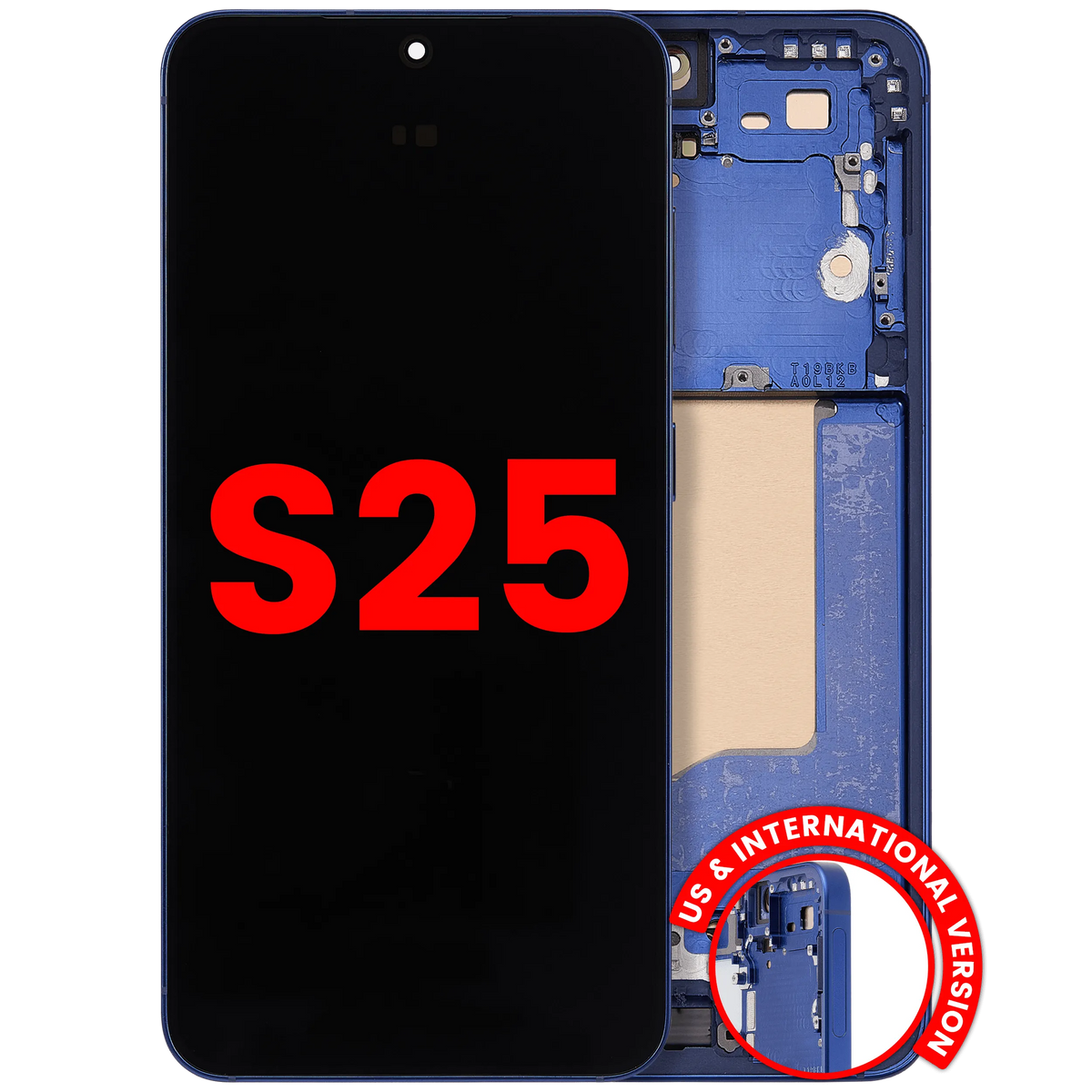 Samsung Galaxy S25 Aftermarket 120Hz OLED with frame — Navy