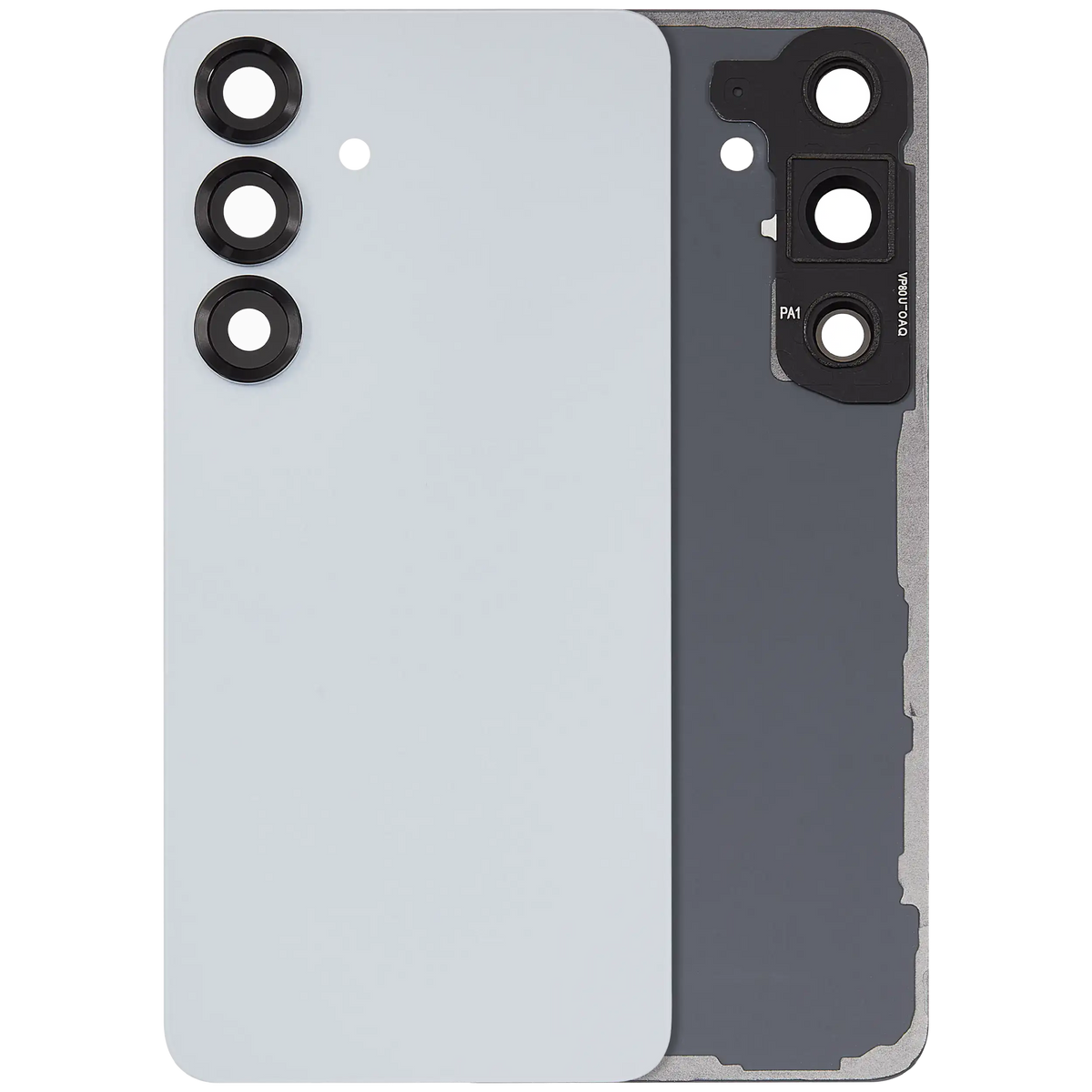 Samsung Galaxy S25 No Logo back cover glass with camera lens – Icy Blue