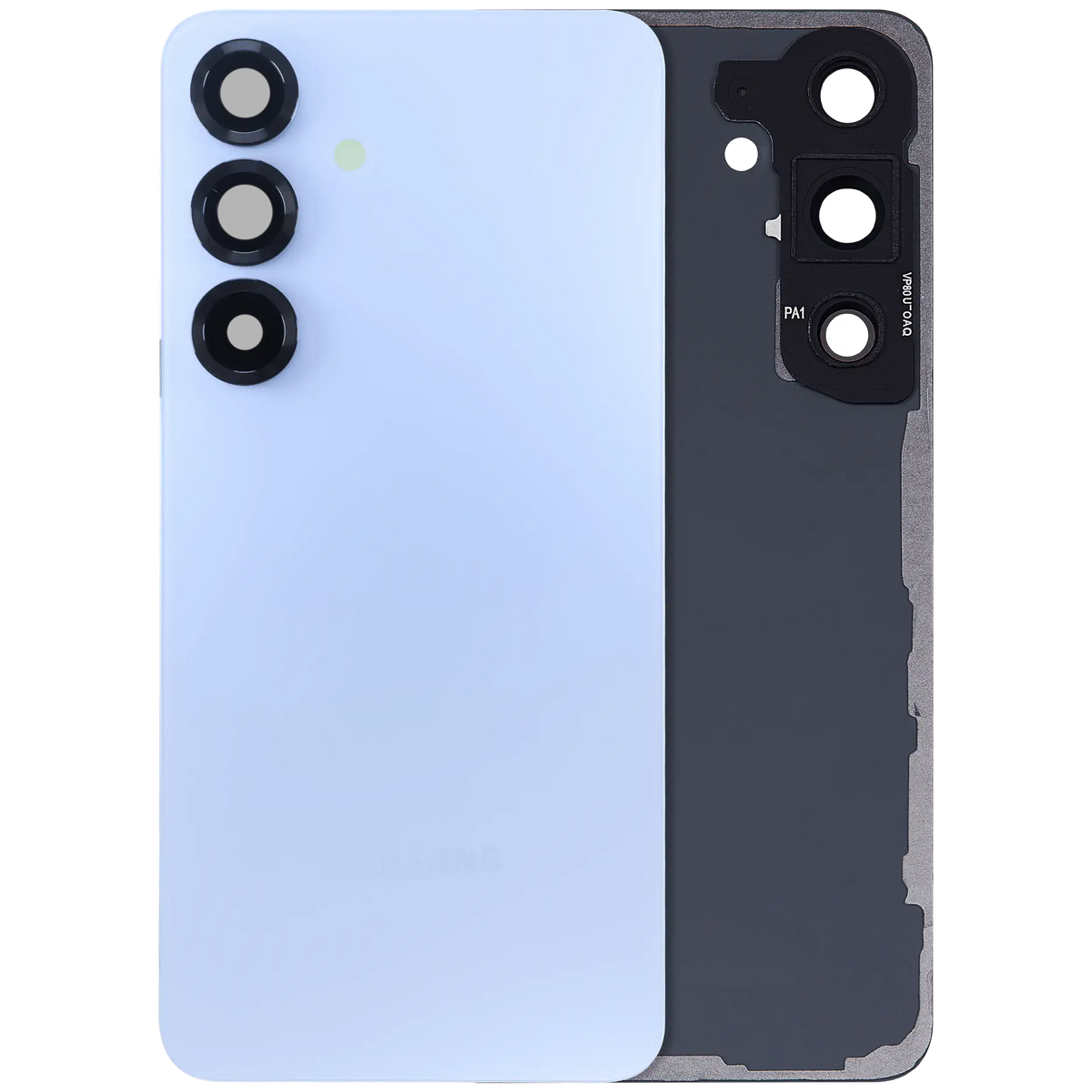 Samsung Galaxy S25 OEM back cover with camera lens and logo - Icy Blue