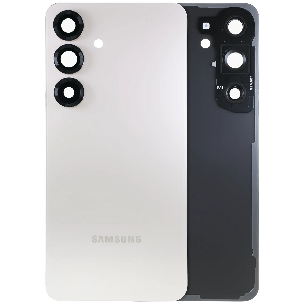 Samsung Galaxy S25 OEM back cover with camera lens and logo - Pink Gold