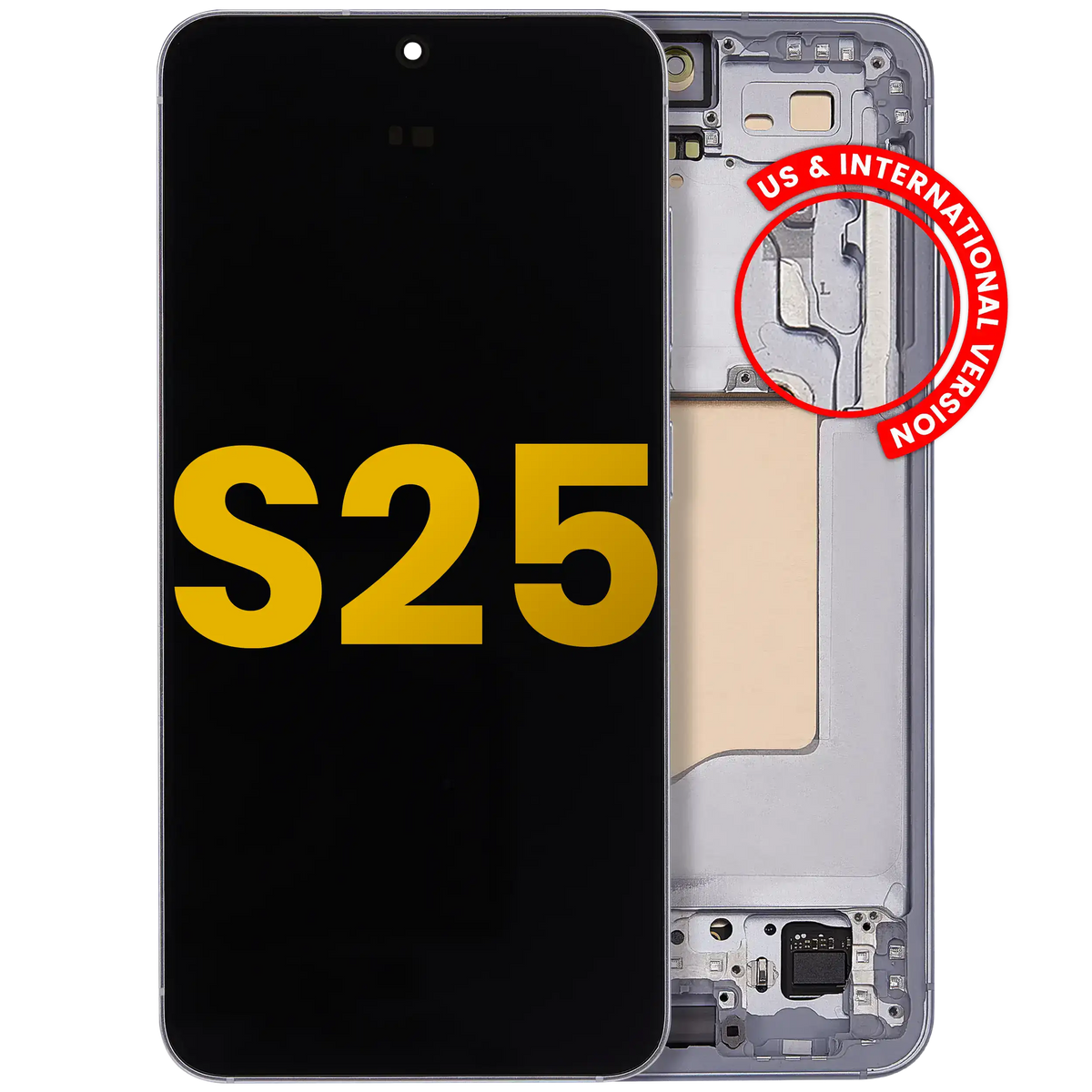 Samsung Galaxy S25 OEM Refurbished OLED with frame — Icy Blue