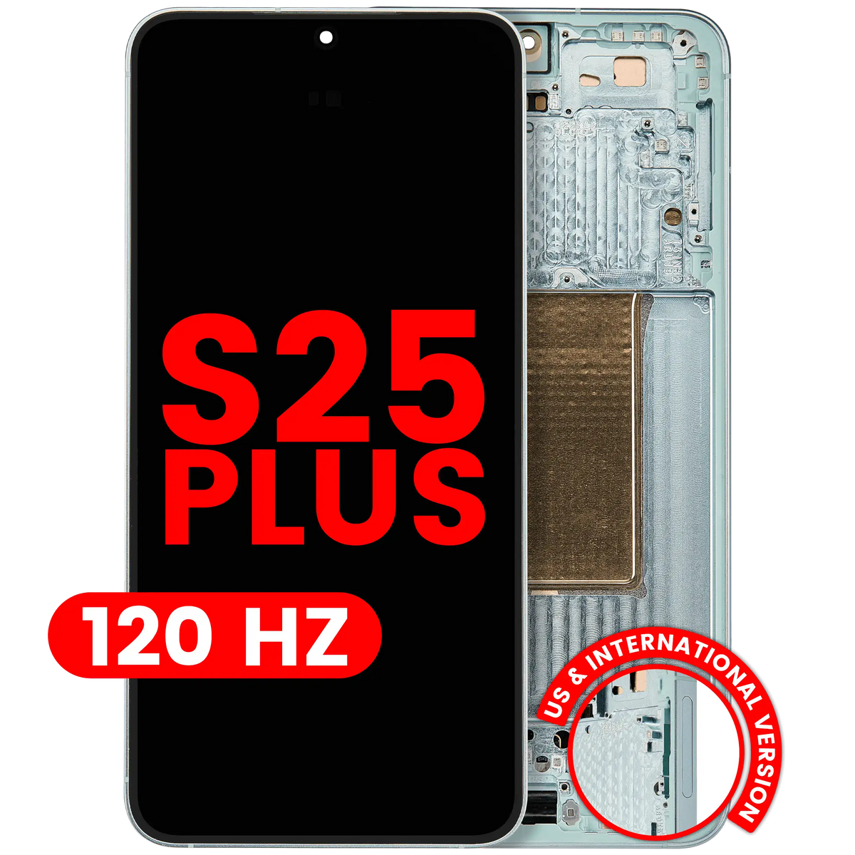 Samsung Galaxy S25 Plus Aftermarket 120Hz OLED Assembly With Frame – Mint