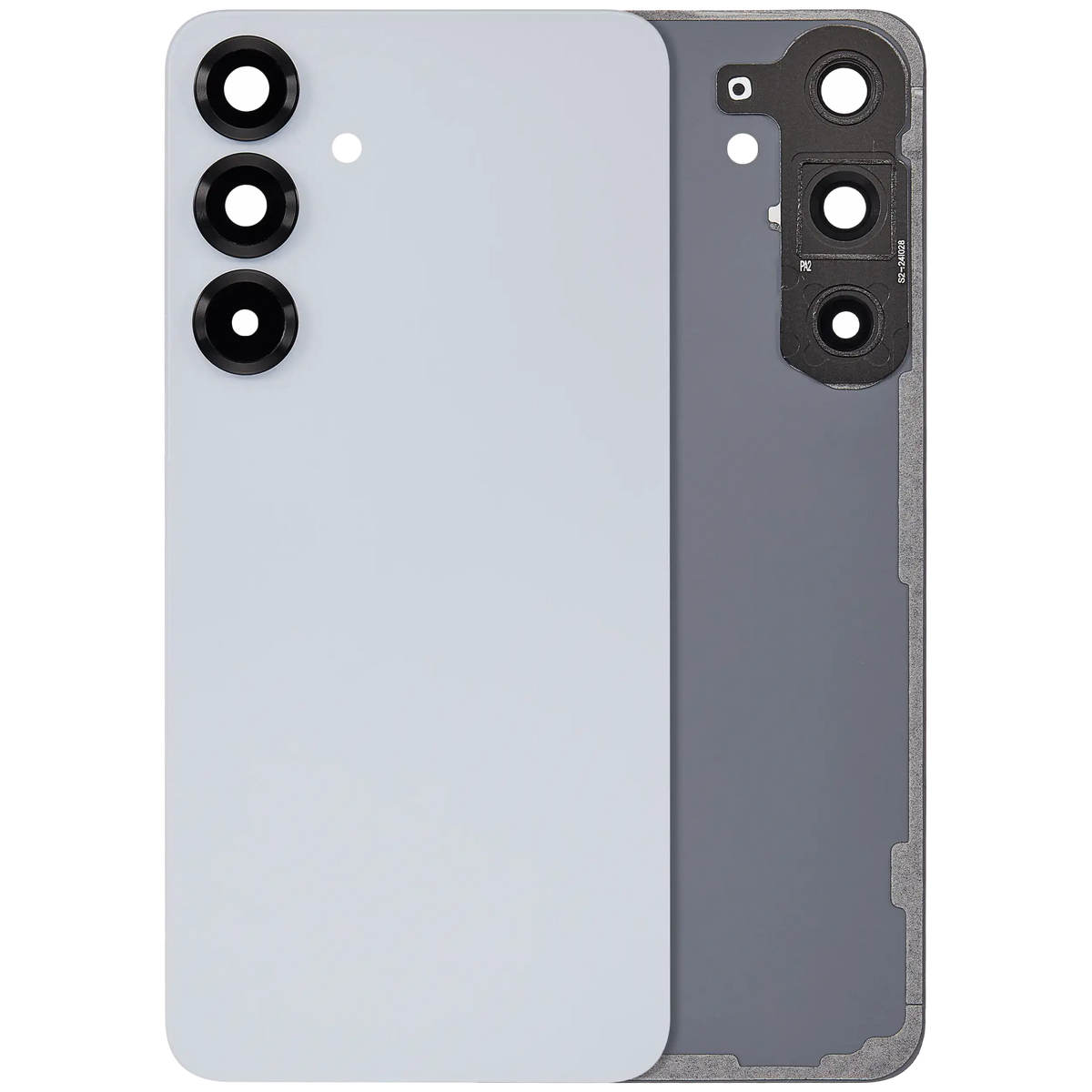 Samsung Galaxy S25 Plus No Logo back cover glass with camera lens – Icy Blue