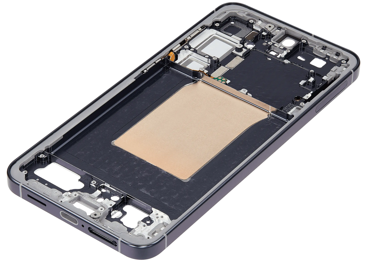 Samsung Galaxy S25 Plus mid-frame housing US & International – Blue Black detail 4