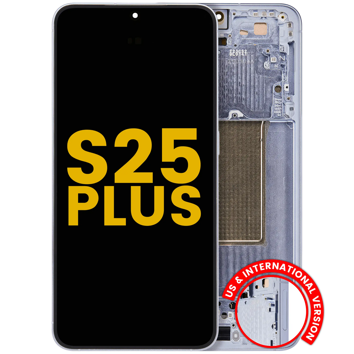 Samsung Galaxy S25 Plus OEM Refurbished OLED Assembly With Frame – Icy Blue