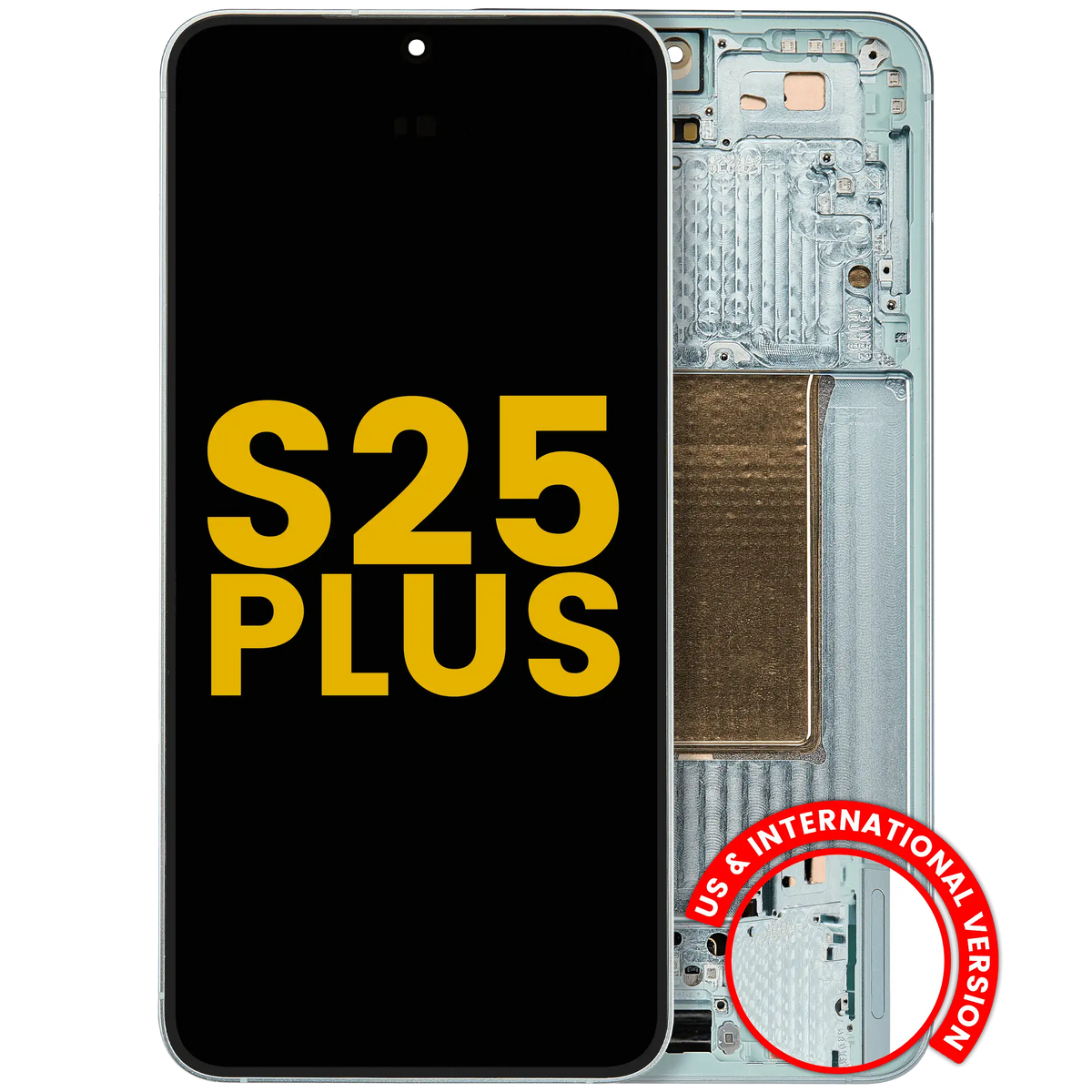 Samsung Galaxy S25 Plus OEM Refurbished OLED Assembly With Frame – Mint
