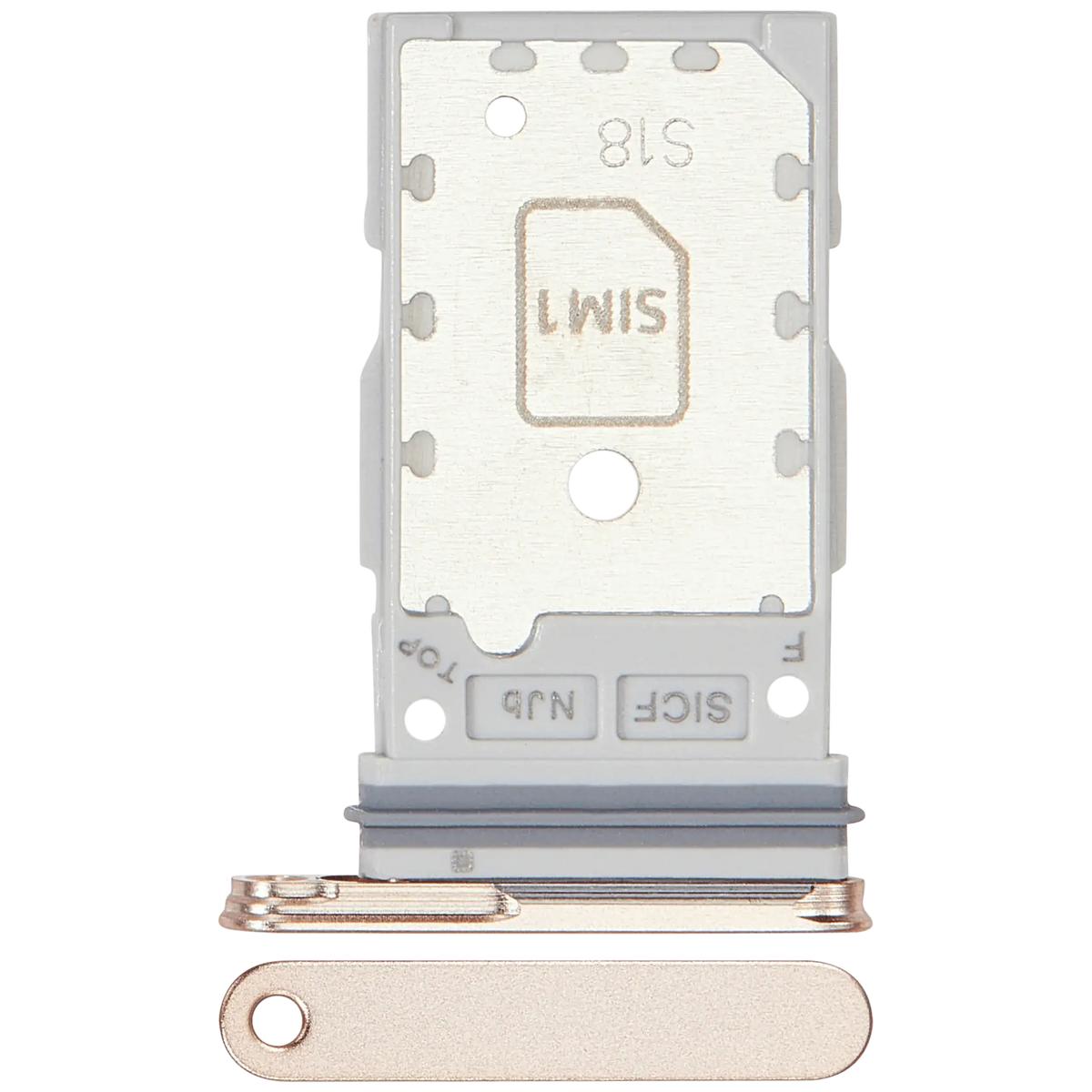 Samsung Galaxy S25 / S25 Plus Dual SIM Card Tray – Pink Gold