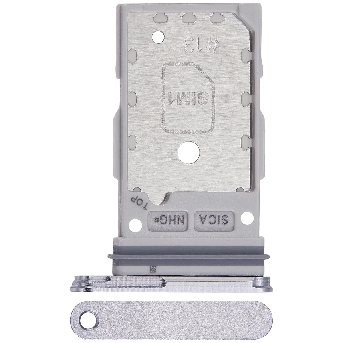 Samsung Galaxy S25 / S25 Plus Dual SIM Card Tray – Silver Shadow