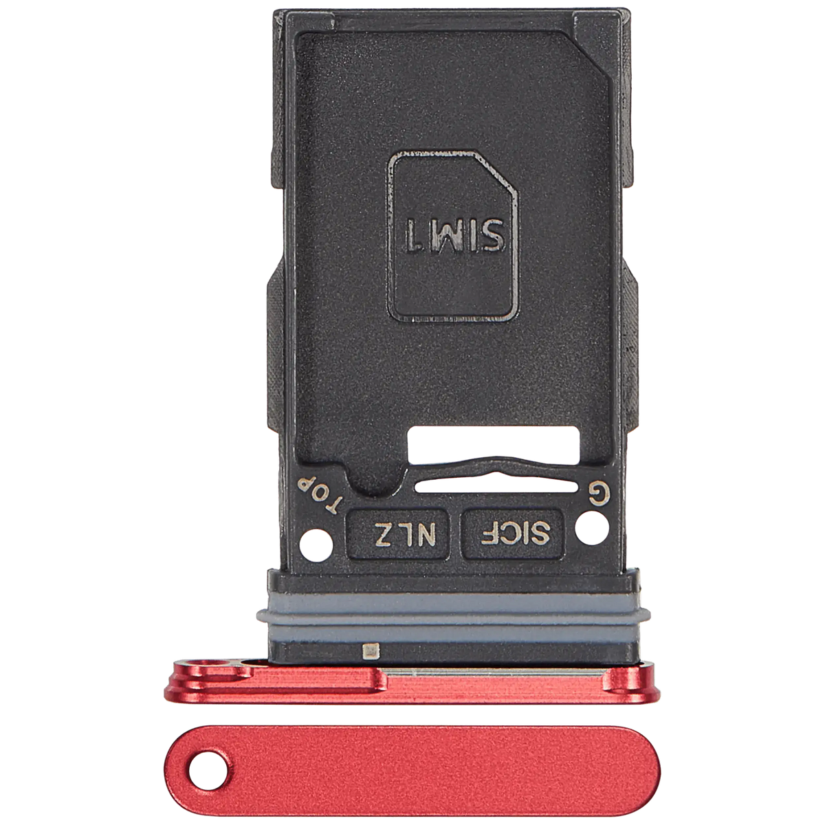Samsung Galaxy S25 / S25 Plus Single SIM Card Tray – Coral Red