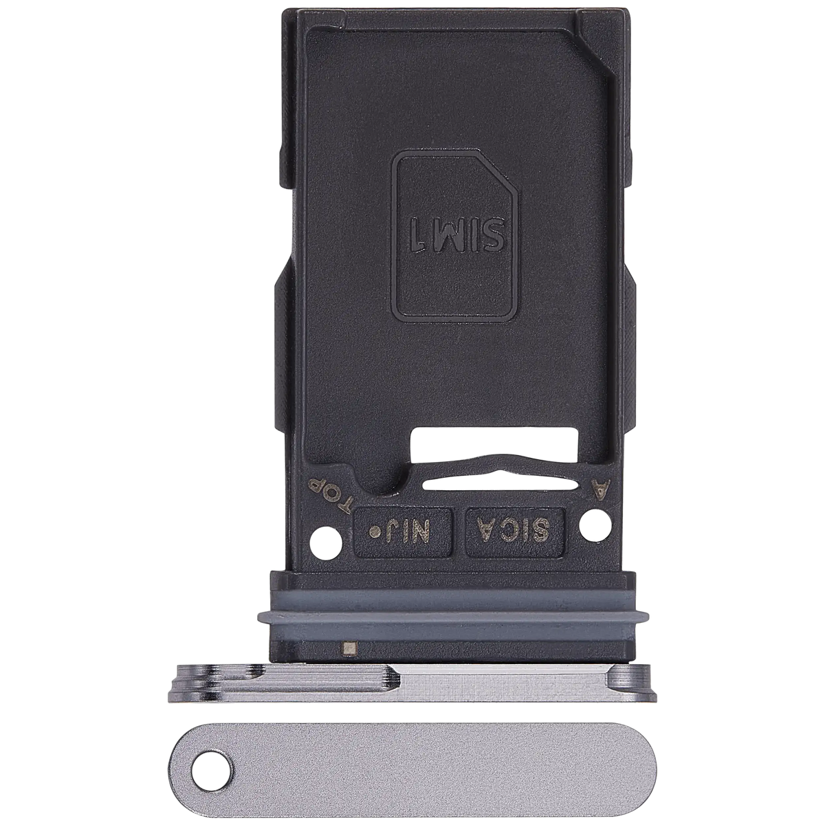 Samsung Galaxy S25 / S25 Plus Single SIM Card Tray – Silver Shadow