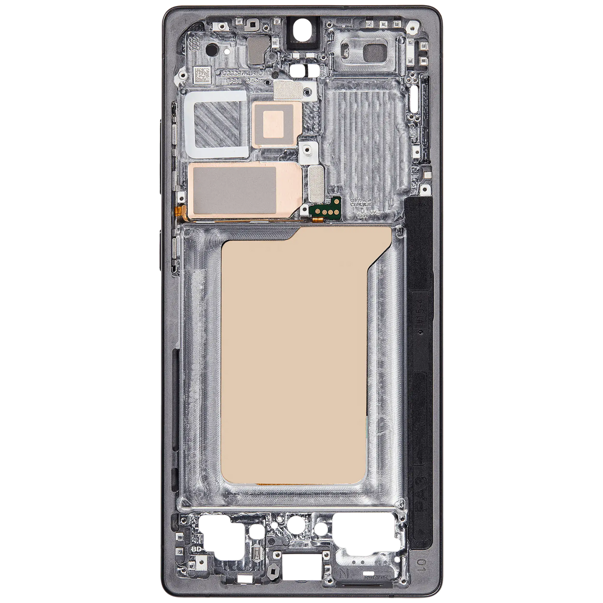 Samsung Galaxy S25 Ultra Mid-Frame Housing (US & International Version) Titanium Jet Black Detail 3