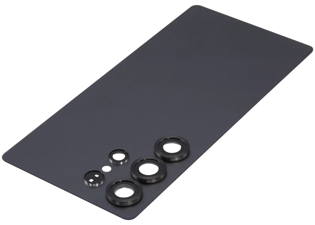 Samsung Galaxy S25 Ultra No Logo Back Cover Glass With Camera Lens Jet Black Detail 3