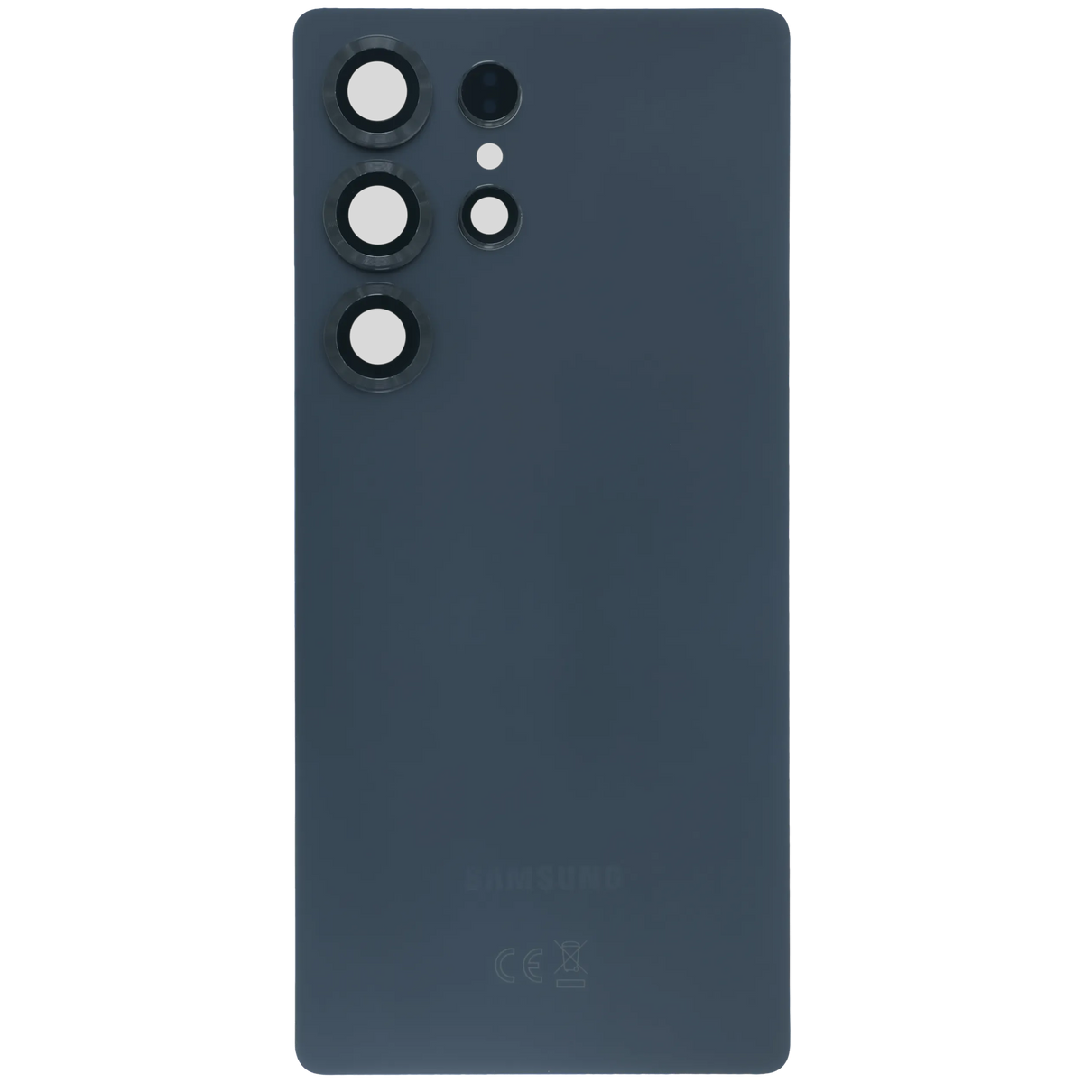 Samsung Galaxy S25 Ultra OEM Back Cover With Logo Titanium Black view 2