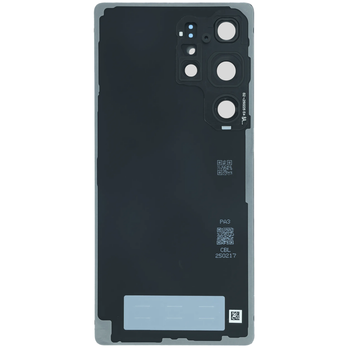 Samsung Galaxy S25 Ultra OEM Back Cover With Logo Titanium Black view 4