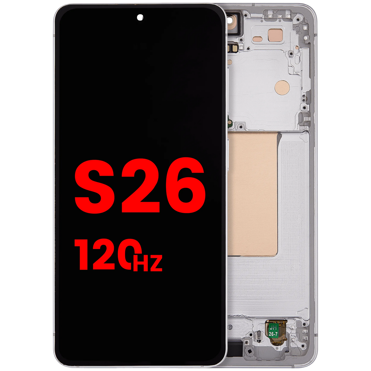 Samsung Galaxy S26 Aftermarket 120Hz White OLED With Frame