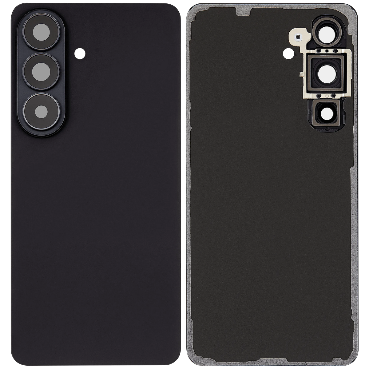Samsung Galaxy S26 Back Cover Glass With Camera Lens No Logo – Black Detail 2