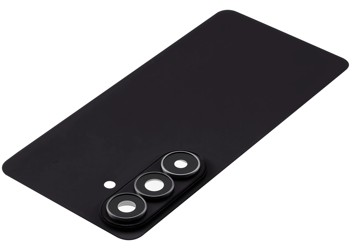 Samsung Galaxy S26 Back Cover Glass With Camera Lens No Logo – Black Detail 4