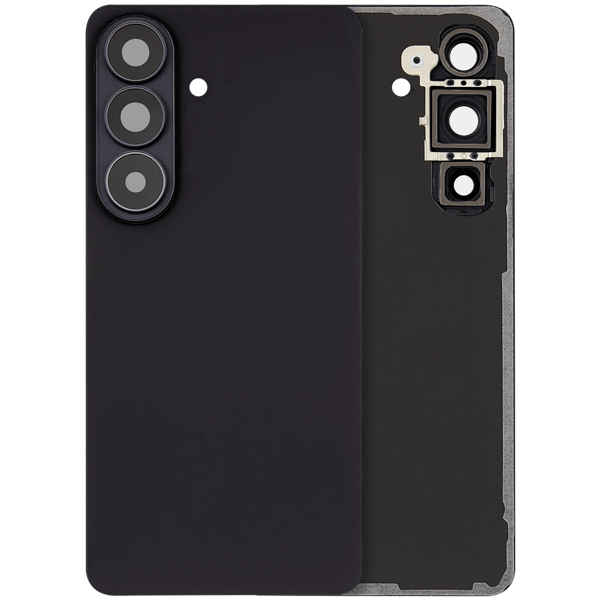 Samsung Galaxy S26 Back Cover Glass With Camera Lens No Logo – Black