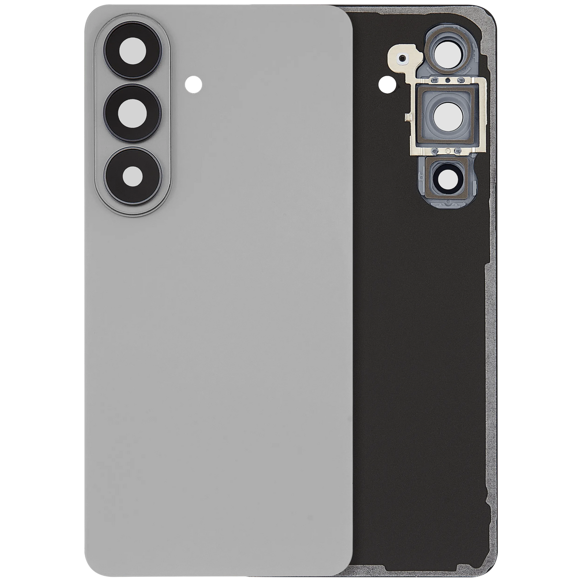 Samsung Galaxy S26 Back Cover Glass With Camera Lens No Logo – Silver Shadow