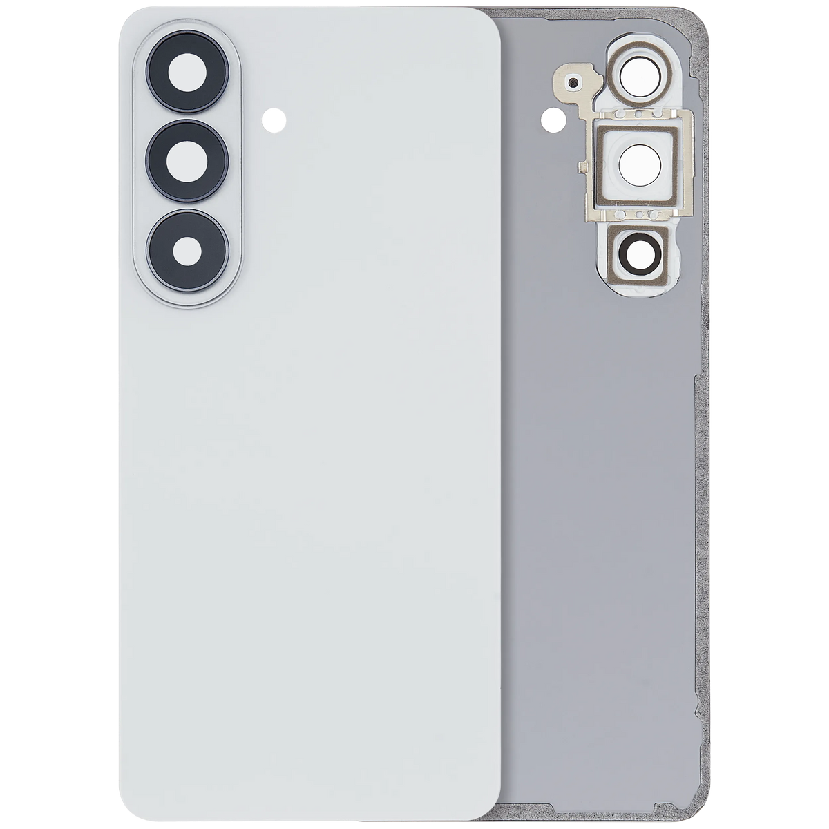 Samsung Galaxy S26 Back Cover Glass With Camera Lens No Logo – White