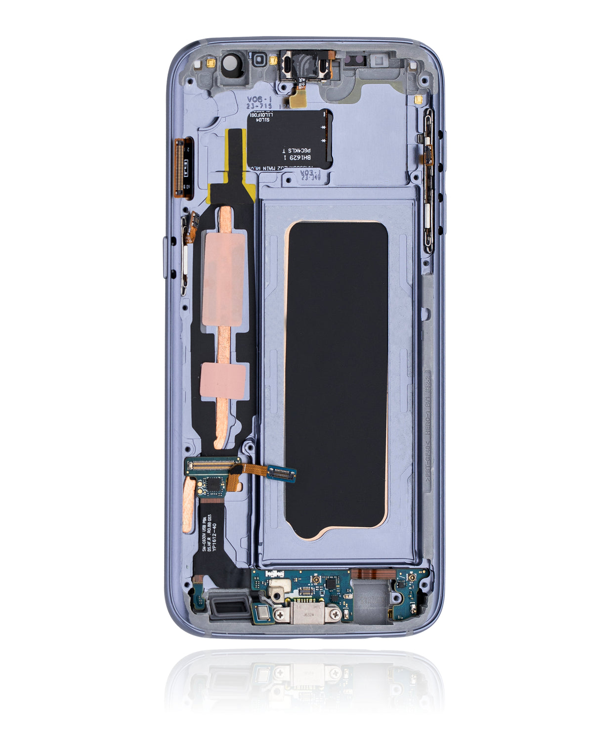 Samsung Galaxy S7 All US Models OEM Refurbished OLED assembly with frame - Black Onyx detail 2