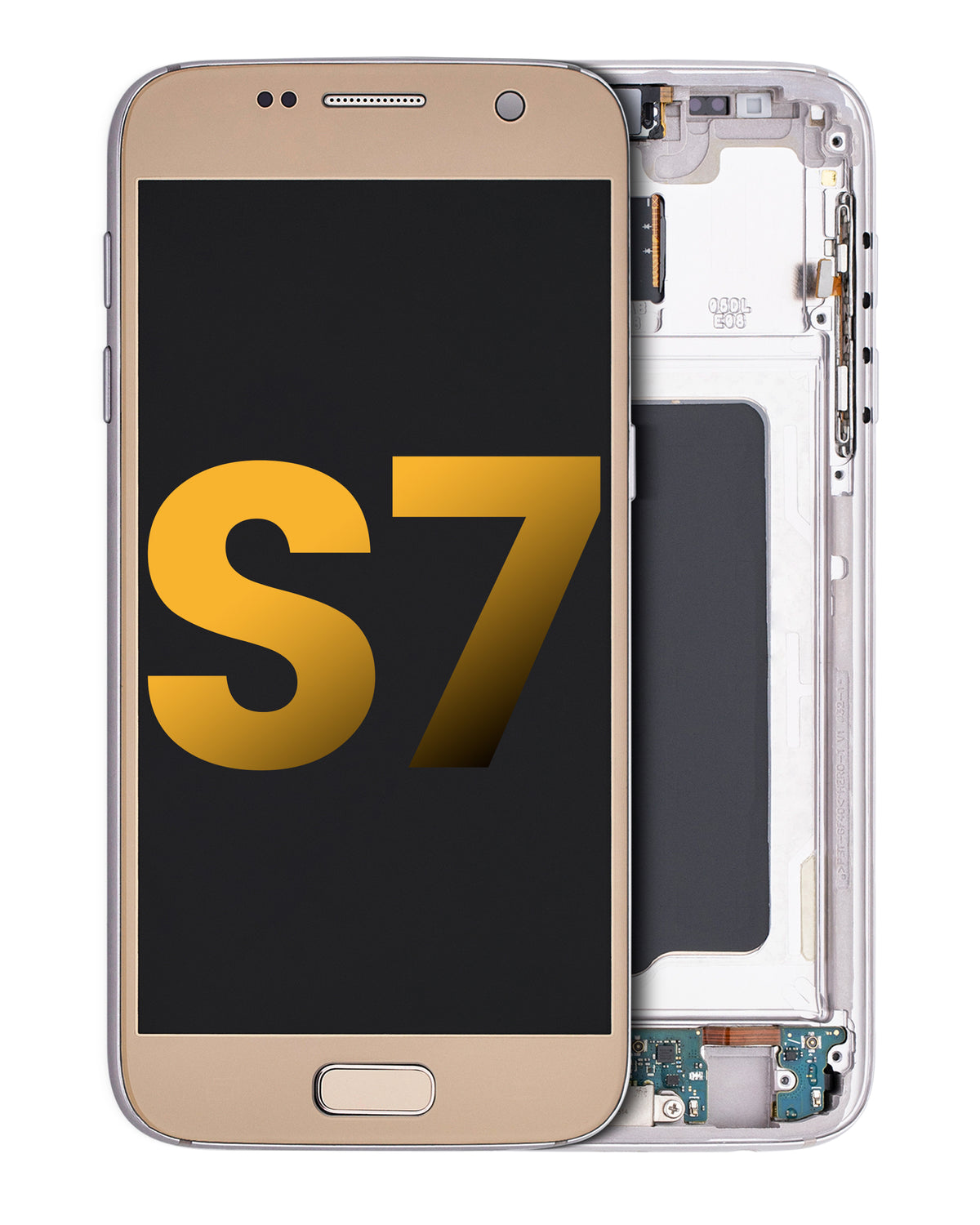 Samsung Galaxy S7 All US Models OEM Refurbished OLED assembly with frame - Gold Platinum