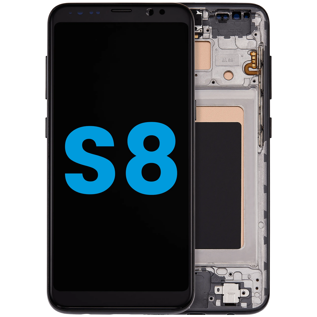 Samsung Galaxy S8 Incell LCD Assembly With Frame - Midnight Black