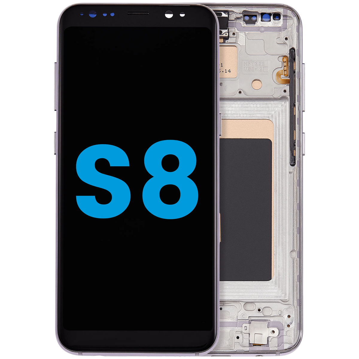 Samsung Galaxy S8 Incell LCD Assembly With Frame - Orchid Gray