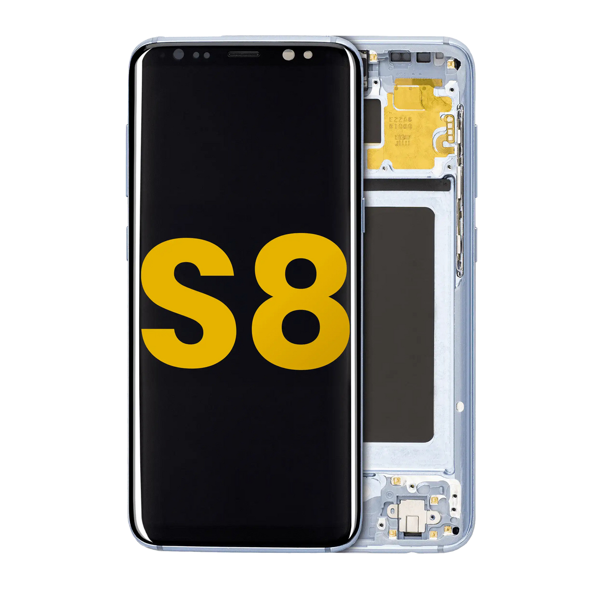 Samsung Galaxy S8 OEM Refurbished OLED Assembly With Frame - Coral Blue