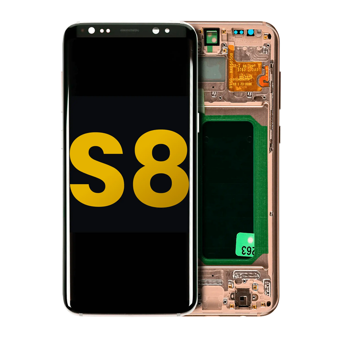 Samsung Galaxy S8 OEM Refurbished OLED Assembly With Frame - Maple Gold