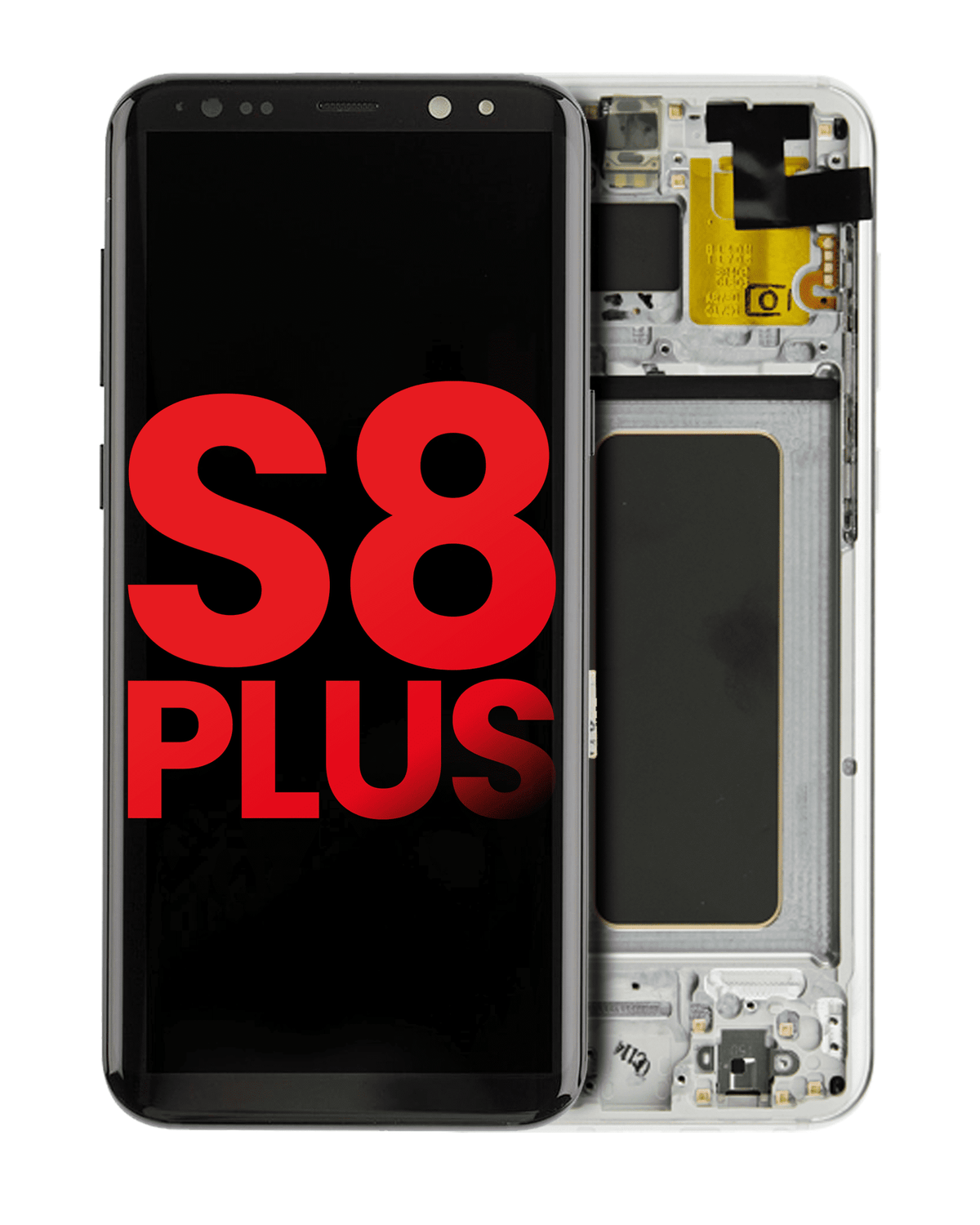 Samsung Galaxy S8 Plus Aftermarket OLED Assembly With Frame - Arctic Silver