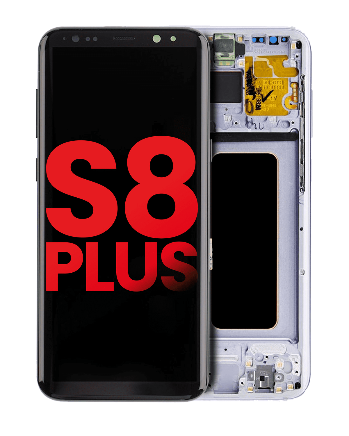Samsung Galaxy S8 Plus Aftermarket OLED Assembly With Frame - Orchid Gray