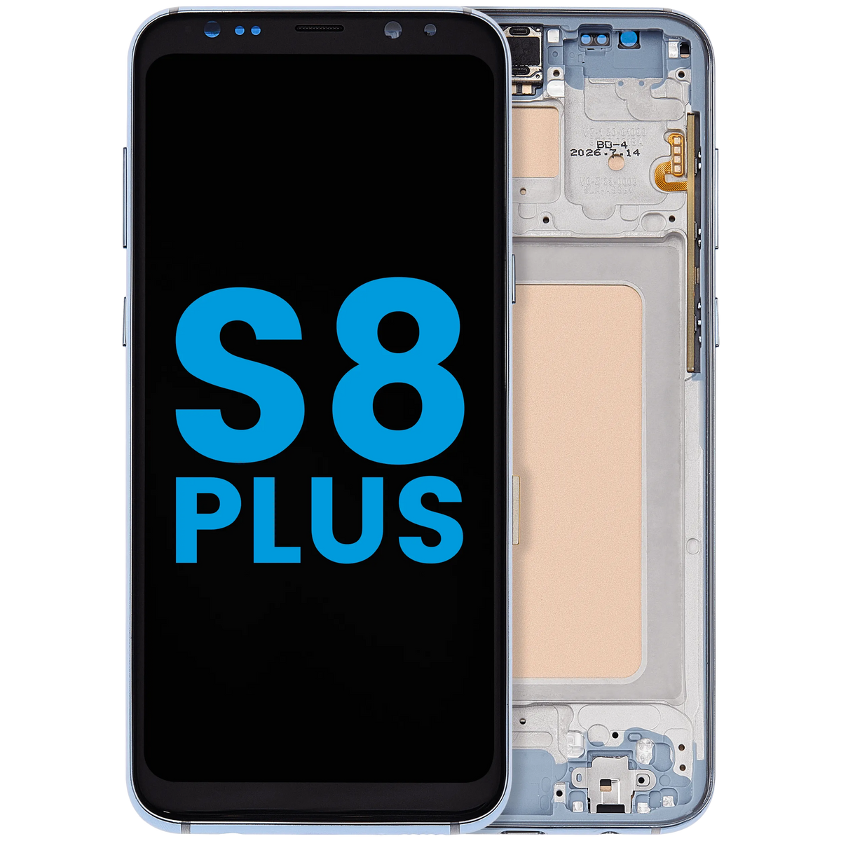 Samsung Galaxy S8 Plus Incell LCD Assembly With Frame - Coral Blue