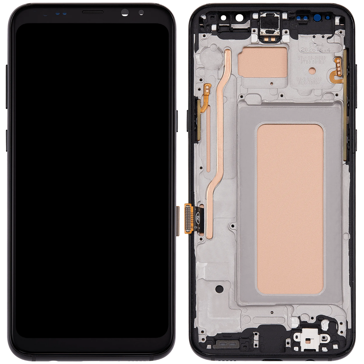 Samsung Galaxy S8 Plus Incell LCD Assembly With Frame - Midnight Black - detail 1
