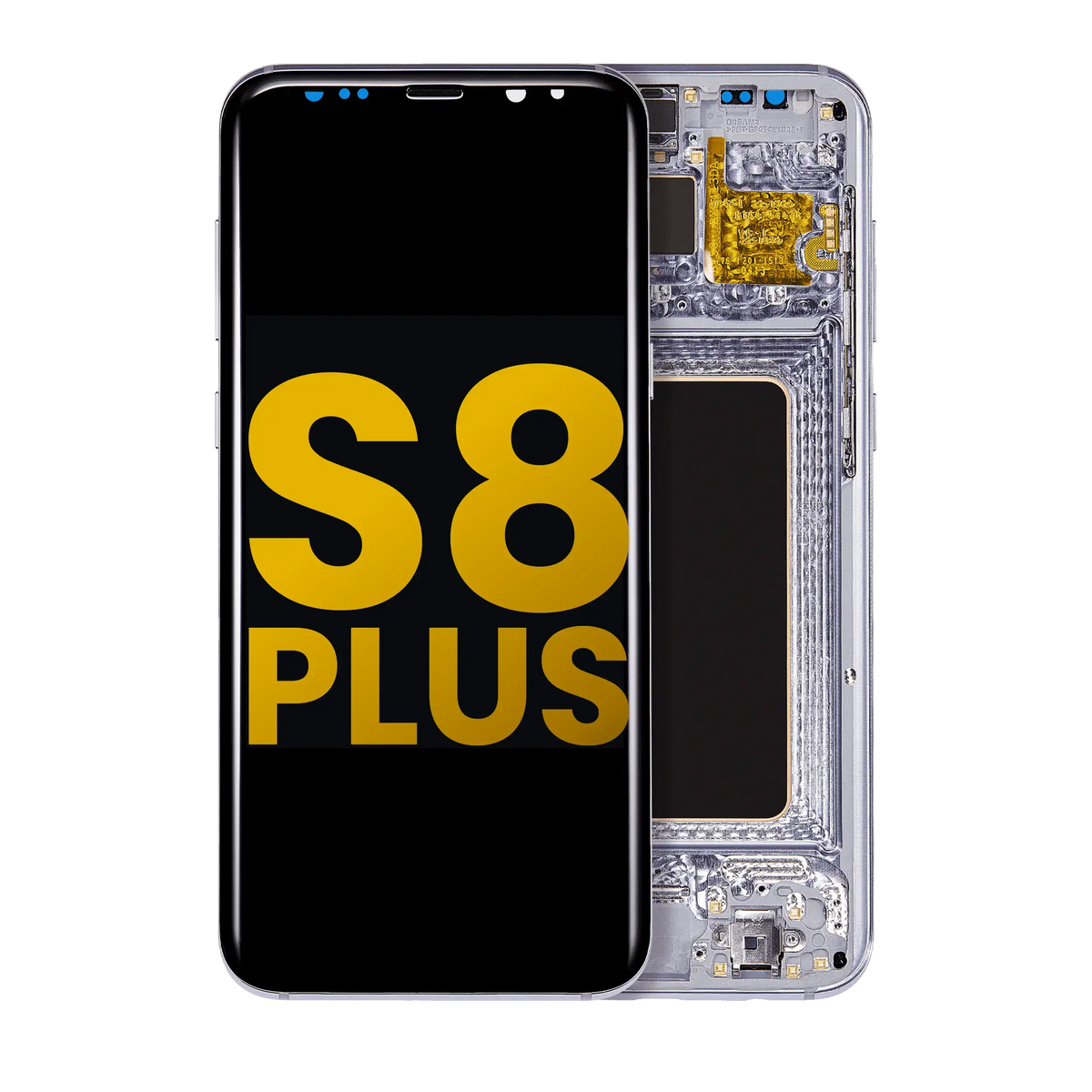 Samsung Galaxy S8 Plus OEM Refurbished OLED Assembly With Frame - Arctic Silver